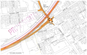 Enlarged Station road area